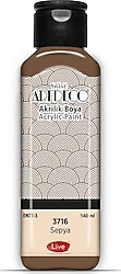 Artdeco 140 ml 3716 Sepya Akrilik Boya