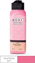Artdeco 140 ml 3017 Sıcak Pembe Akrilik Boya