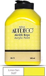 Artdeco Gold Multi Surface 500 ml 204 Limon Sarı Akrilik Boya