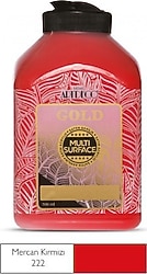 Artdeco Gold Multi Surface 500 ml 222 Mercan Kırmızı Akrilik Boya