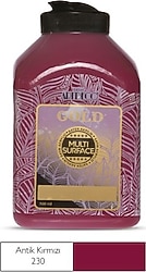 Artdeco Gold Multi Surface 500 ml 230 Antik Kırmızı Akrilik Boya