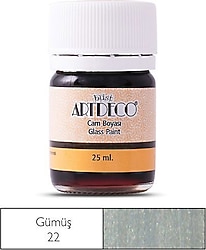 Artdeco 25 ml Gümüş Cam Boyası