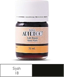 Artdeco 25 ml Siyah Cam Boyası