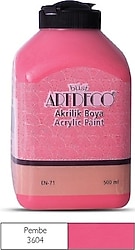 Artdeco 500 ml 3604 Pembe Akrilik Boya