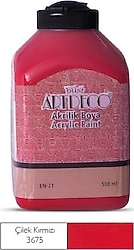 Artdeco 500 ml 3675 Çilek Kırmızısı Akrilik Boya