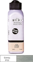 Artdeco Metalik 140 ml 3722 Gümüş Akrilik Boya