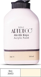Artdeco 500 ml 3003 Bej Akrilik Boya