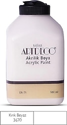 Artdeco 500 ml 3670 Kırık Beyaz Akrilik Boya