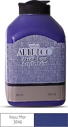 Artdeco 3048 500 ml Koyu Mor Akrilik Boya