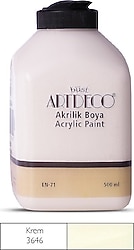 Artdeco 500 ml 3646 Krem Akrilik Boya