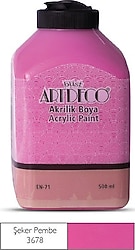 Artdeco 500 ml 3678 Şeker Pembe Akrilik Boya