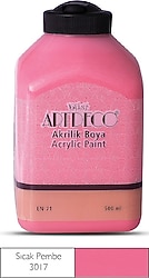 Artdeco 500 ml 3017 Sıcak Pembe Akrilik Boya