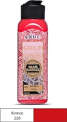 Artdeco Gold Multi Surface 140 ml 220 Kırmızı Akrilik Boya