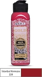 Artdeco Gold Multi Surface 140 ml 228 İstanbul Kırmızısı Akrilik Boya