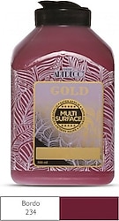 Artdeco Gold Multi Surface 500 ml 234 Bordo Akrilik Boya