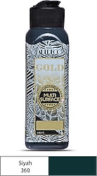 Artdeco Gold Multi Surface 140 ml 360 Siyah Akrilik Boya