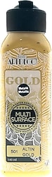 Artdeco Gold Multi Surface Metalik 140 ml 501 Altın Akrilik Boya