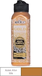 Artdeco Gold Multi Surface Metalik 140 ml 506 Aztek Altın Akrilik Boya