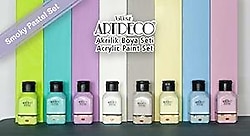Artdeco Smoky 75 ml Pastel 8'li Akrilik Boya Seti