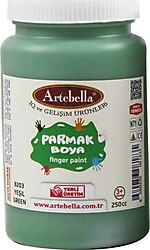 Artebella 250 ml Parmak Boya Yeşil