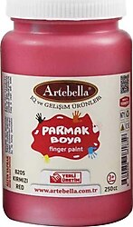 Artebella 250 ml Parmak Boya Kırmızı