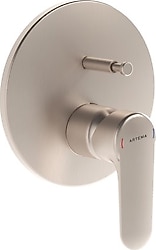 Artema Root Round A4272734 Nikel Sıva Üstü Ankastre Banyo Bataryası