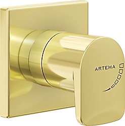 Artema A4272923 Root Square Altın Ankastre Stop Valf