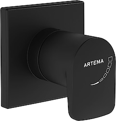 Artema A4272936 Root Square Siyah Ankastre Stop Valf