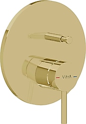 Artema Minimax Round A4362074 Ankastre Soft Altın Banyo Bataryası