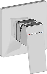 Artema Minimax Square A43733 Krom Ankastre Banyo Bataryası