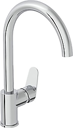 VitrA Flow Round A43407 C Tipi Krom Mutfak Bataryası
