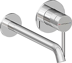 Artema Minimax Round A43549 Krom Uzun Ankastre Lavabo Bataryası