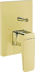 Artema Root Square A4275274 Soft Altın Ankastre Sıva Üstü Banyo Bataryası
