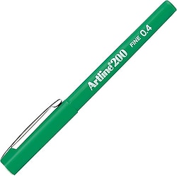 Artline 200 Fineliner Yeşil 0.4 mm İnce Uçlu Keçeli Kalem