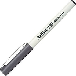 Artline 210 Fineliner Gri 0.6 mm Orta Uçlu Keçeli Kalem
