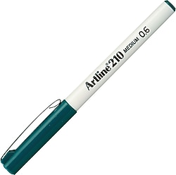 Artline 210 Fineliner Koyu Yeşil 0.6 mm Orta Uçlu Keçeli Kalem