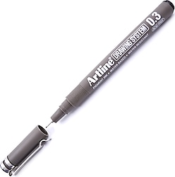 Artline 233 0.3 mm Siyah Teknik Çizim Kalemi