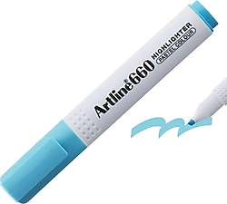 Artline 660 Pastel Mavi Fosforlu Kalem