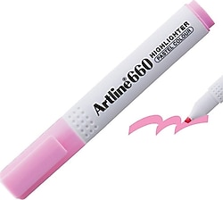 Artline 660 Pastel Pembe Fosforlu Kalem