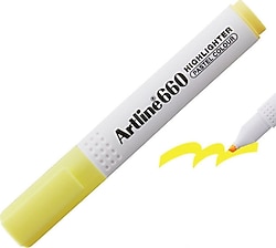 Artline 660 Pastel Sarı Fosforlu Kalem