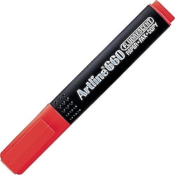 Artline 660 Kırmızı Fosforlu Kalem
