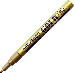 Artline 990XF 1.2 mm Metalik Altın Marker Kalem