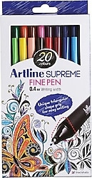 Artline Supreme Fineline 20 Renk Blisterli Kalem