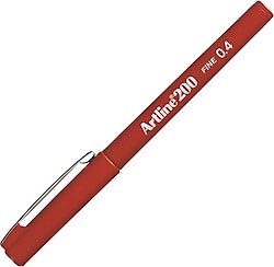 Artline 200 Fineliner Koyu Kırmızı 0.4 mm İnce Uçlu Keçeli Kalem