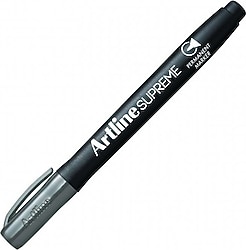 Artline Supreme Permanent 1 mm Gri Marker Kalem