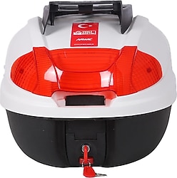 Arwic CV34 Kargo 34 lt Beyaz Motosiklet Çantası
