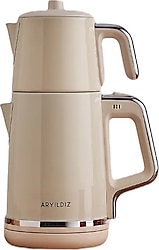Aryıldız Tea Style 2000 W Krem Çay Makinesi
