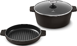 Aryıldız Duo Cast Iron 24 cm Döküm Tencere