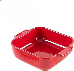 Aryıldız Elissa Kırmızı 21 cm Kare Fırın Kabı