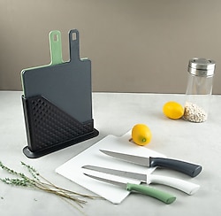 Aryıldız Essential 7 Parça Bıçak Kesme Tahtası Seti